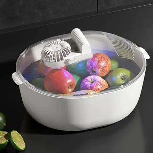 🔥Hot Seller🔥 COD！New 4-in-1 Defroster: Home Kitchen Ice Melter, Multifunctional Safe Meat Defroster with UV Sterilization and Drainage Function