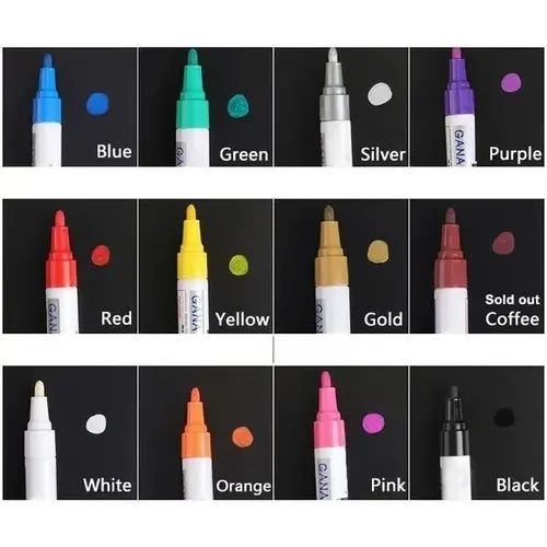 🔥Hot Seller🔥 COD！Tire Touch-Up Pen, White Oil-Based Marker, Waterproof and Fade-Resistant