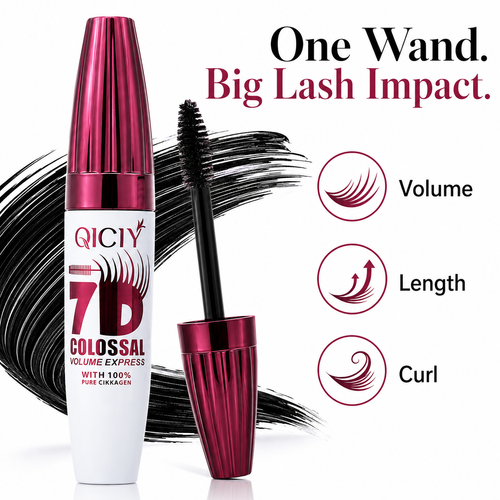 🔥Hot Seller🔥 COD！Waterproof, Sweat-Resistant, Smudge-Proof Mascara for Voluminous, Curled Lashes with a Lengthening and Volumizing Effect