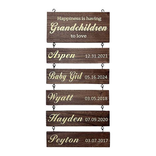 Customized Wooden Sign-Angel Style