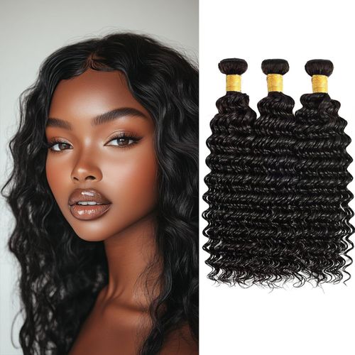 Luxury Salon Straight Body Wave Deep Wave Deep Curly Wigs Glossy Hairbundles