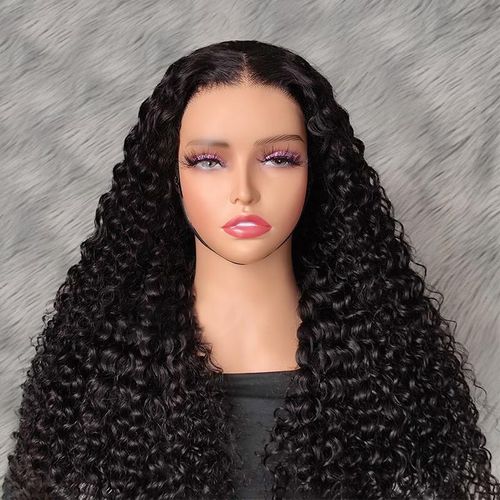 Long Curly 6x4 HD Lace Wig - Black