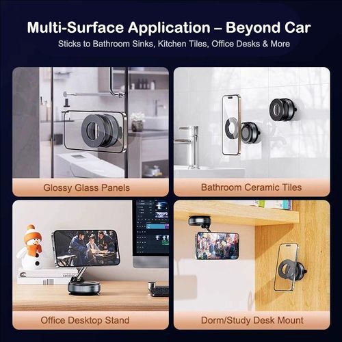 360° Rotatable Magnetic Car Phone Mount