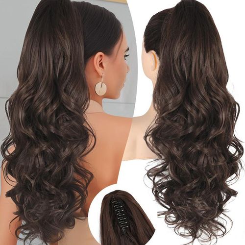 Long Wavy Clip-In Ponytail Hair Extension