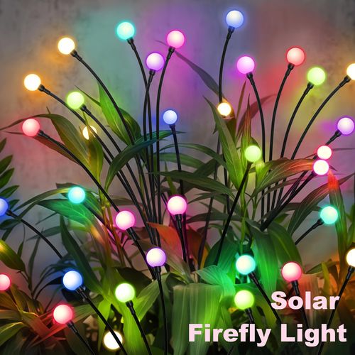 Solar Firefly Lights - Waterproof Outdoor Garden Lamp, Elegant Landscape Lighting for Villas and Lawns
