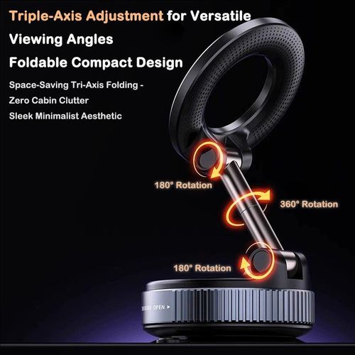 360° Rotatable Magnetic Car Phone Mount