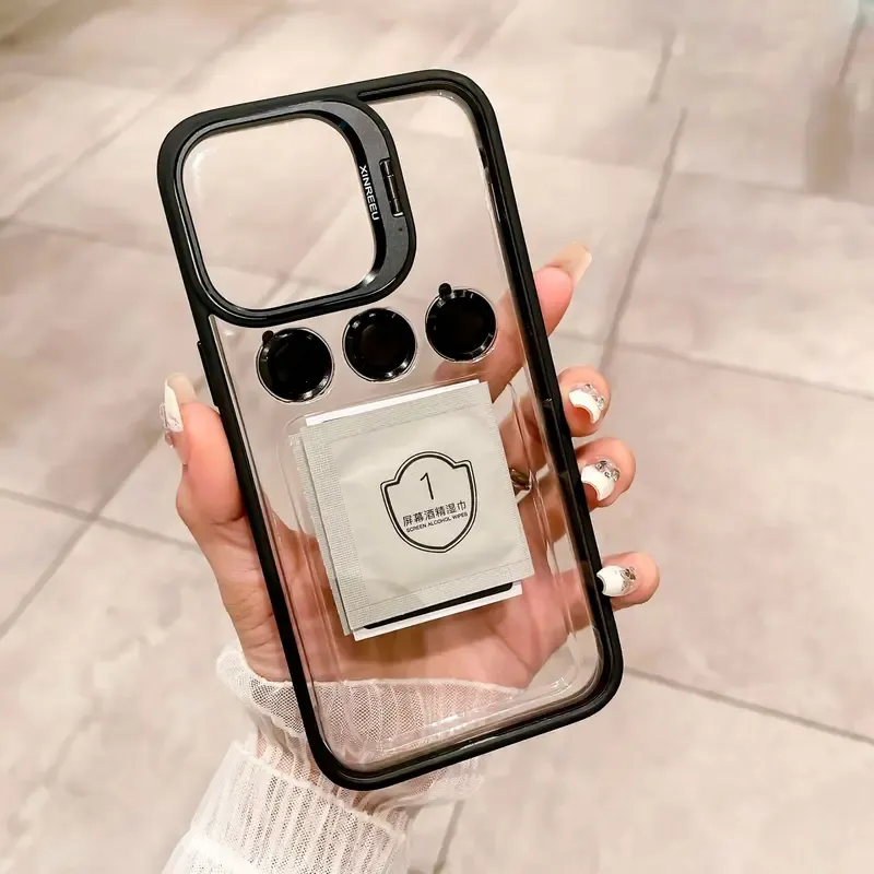 iPhone Creative Invisible Stand Phone Case for Apple