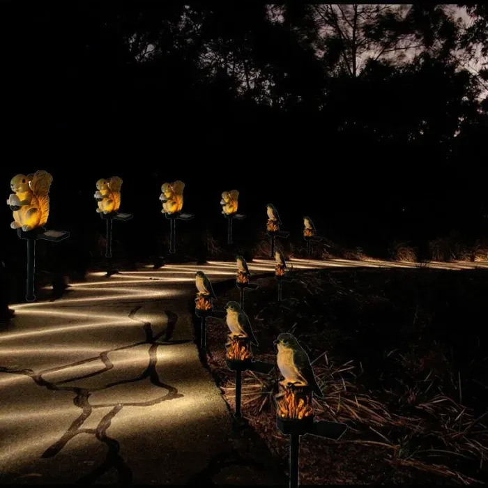Enchanted Glow Owl Solar Garden Lantern