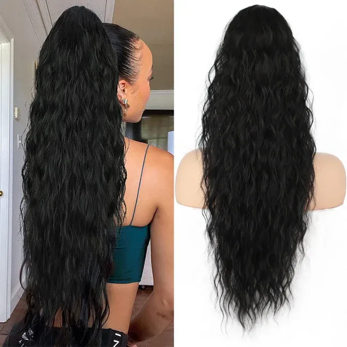 Long Wavy Clip-In Ponytail Hair Extension