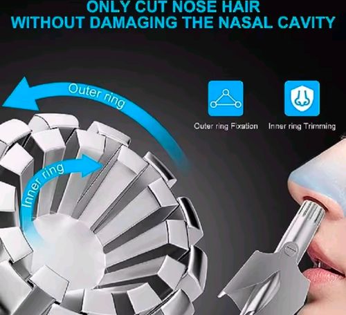 Precision nose hair trimmer small scissors sharp small size women's men's special tool manual stainless steel round head