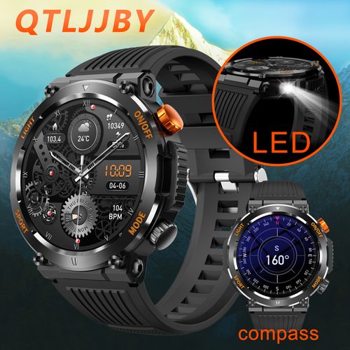 Relógio inteligente esportivo HT17 com bússola