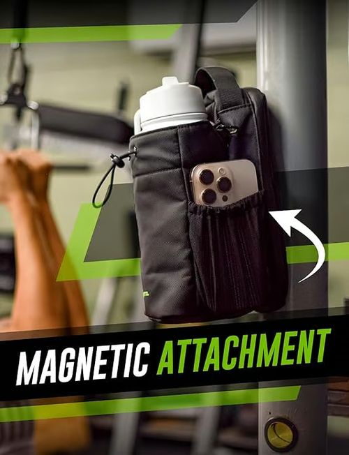 Mochila para garrafa de água magnética para academia