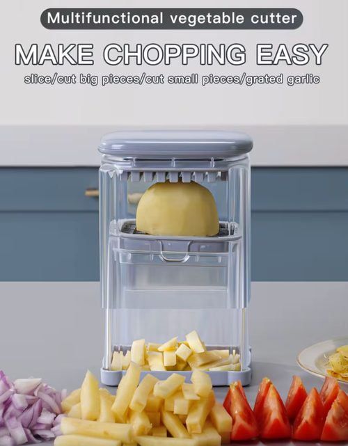 Tranchador de Legumes e Batatas | Triturador de Batatas Fritas | Tranchador