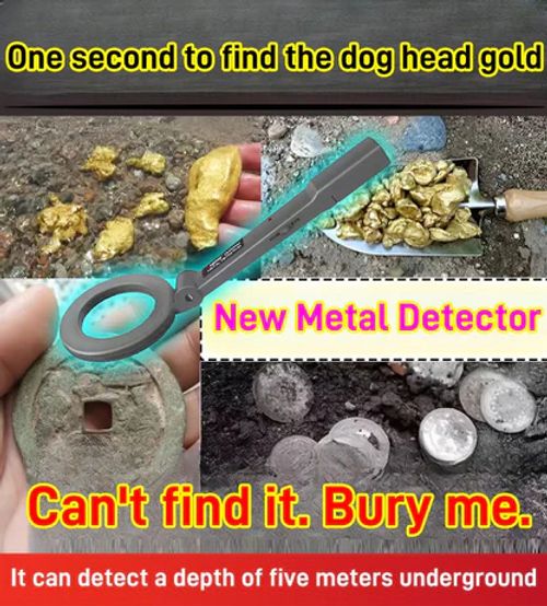 Detector de metais com detecção de alta sensibilidade, alarme de piscar do LED