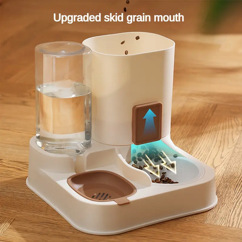 Large Capacity Pet Water Dispenser, Automatic Dry And Wet Separation, Water And Food Integrated Feeder For Cat And Dog
