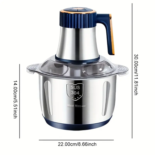 Stainless steel automatic meat grinder