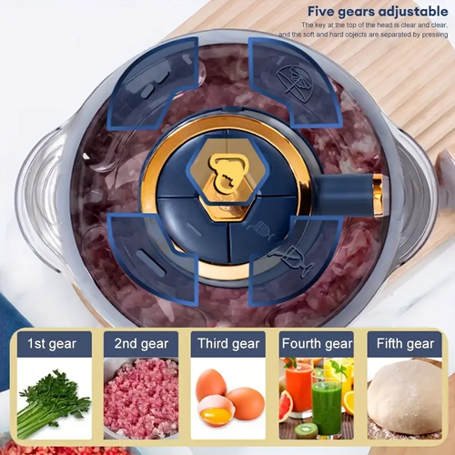 Stainless steel automatic meat grinder