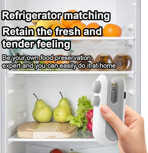 Sealing Machine Small Hand Pressure Type Household USB Rechargeable Sealer Mini Portable Snacks Plastic Bag Heat Sealing Machine Magic Machine