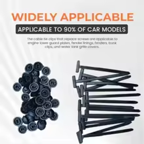 Cable tie buckle fixed through the core nail cable tie buckle mudguard fender inner lining trunk buckle