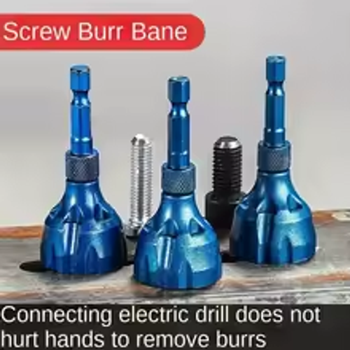 Deburring Chamfer Drill Bit Screw Cylindrical Chamfering Knife Metal Screw Repairer Thread Trimming Angle Bolt Repair Tool