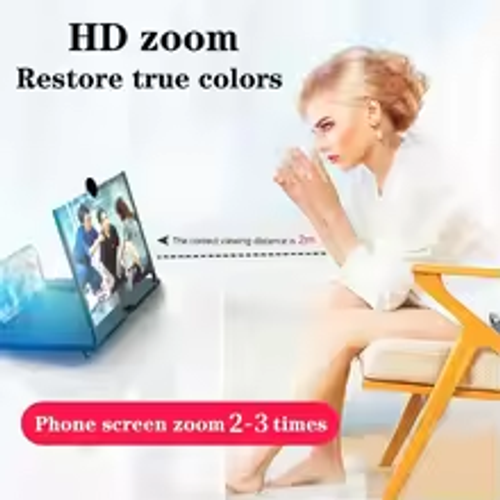 10Inch Phone Large Screen Amplifier 3D Magnifying Glass Holder HD Portable Mobile Phone Screen Video Magnifier Screen Bracket
