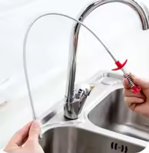 Hand Pinch Cleaning Sewer Pipe Plunger Hand Pinches Four Claws Pipe Opener Drains Four Claw Telescopic Bathroom Accessories HomeTwo 90cm