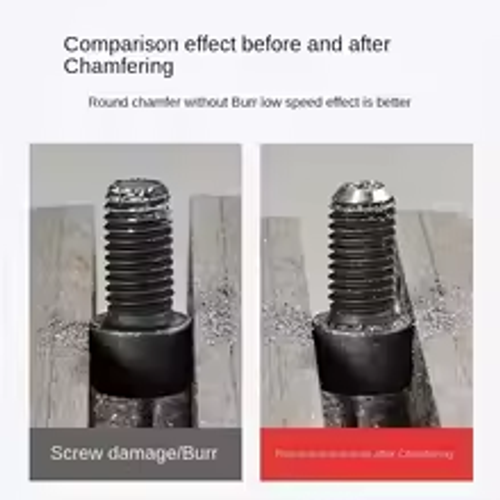 Deburring Chamfer Drill Bit Screw Cylindrical Chamfering Knife Metal Screw Repairer Thread Trimming Angle Bolt Repair Tool