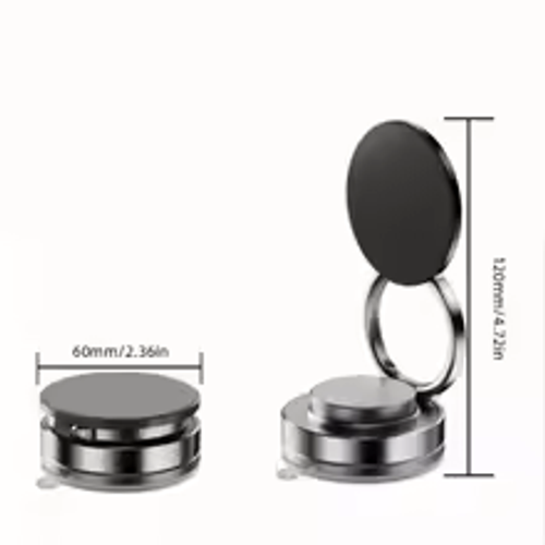Newest 360 Degree Rotating Magnetic Mobile Phone Holder Vacuum Suction Cup Strong Magnetic Adsorption Car Phone Stand