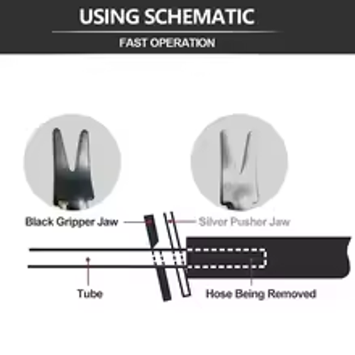 Angled Type Hose Plier Car Auto Fuel Vacuum Line Tube Hose Remover Separator Pliers Pipe Hand Tool