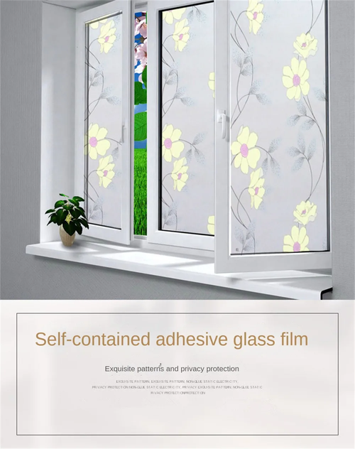 2 meters free shipping self-adhesive frosted glass stickers for bathroom translucent opaque windows and balcony blackout window decorations
