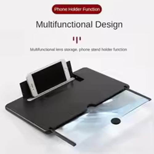 10Inch Phone Large Screen Amplifier 3D Magnifying Glass Holder HD Portable Mobile Phone Screen Video Magnifier Screen Bracket