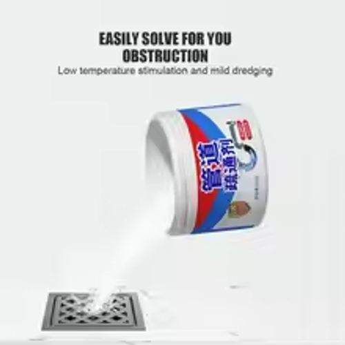 260g Powerful Sink Drain Pipe Dredging Agent Cleaner High Efficiency - Clog Remover Kitchen Sewer Power Pipe Channel Powder