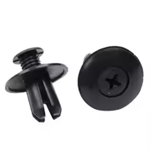 10-100PCS 8mm Door Rivet Plastic Clip Fasteners Black Cars Lined Cover Barbs Rivet Auto Fasteners Retainer Push Pin Clips