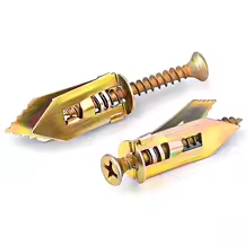 20-100pcs Self Drilling Drywall Anchors with Screws Expansion Nail Self-Tappe Screw Kit Heavy Duty Metal Wall Anchors 12X30mm