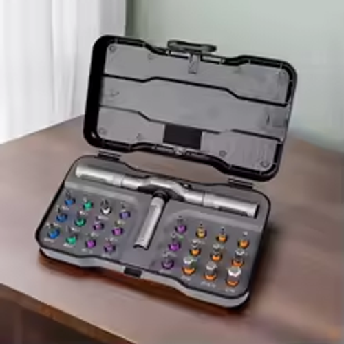 24-in-1 Magnetic Screwdriver Set DIY Ratchet Screwdriver Set Multi Bit Magnetic Drive Set for Electrical and Furniture Assembly