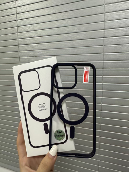 Maglon Frosted Phone Case for iPhone 17 Pro Promax with Magnetic Anti-Drop Camera Cutout Acrylic Transparent Protective Cover