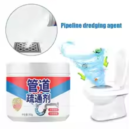 260g Powerful Sink Drain Pipe Dredging Agent Cleaner High Efficiency - Clog Remover Kitchen Sewer Power Pipe Channel Powder