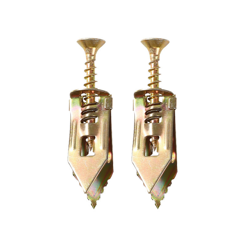 20-100pcs Self Drilling Drywall Anchors with Screws Expansion Nail Self-Tappe Screw Kit Heavy Duty Metal Wall Anchors 12X30mm