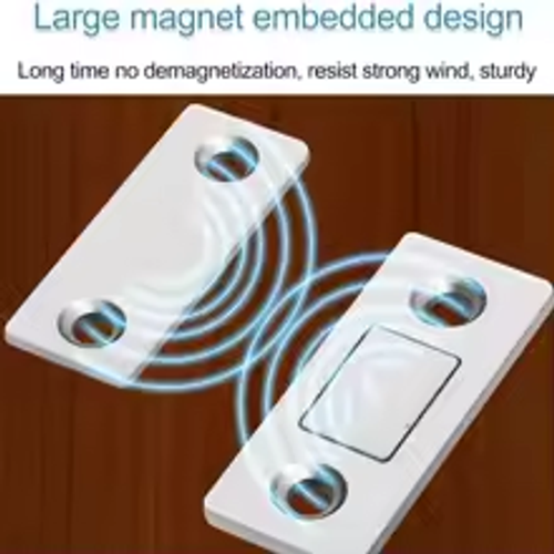 Household Invisible Slim Door suction Bumper Drawer No punch Magnetic Attraction Cabinet SuctionSend 4