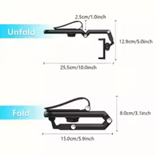 Multi-Functional Car Phone Holder: Sun Visor Navigation Rack for Direct-View GPS Navigation