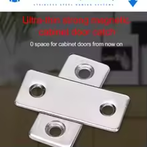 Household Invisible Slim Door suction Bumper Drawer No punch Magnetic Attraction Cabinet SuctionSend 4