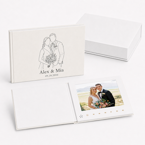 Custom Line Art Video Book