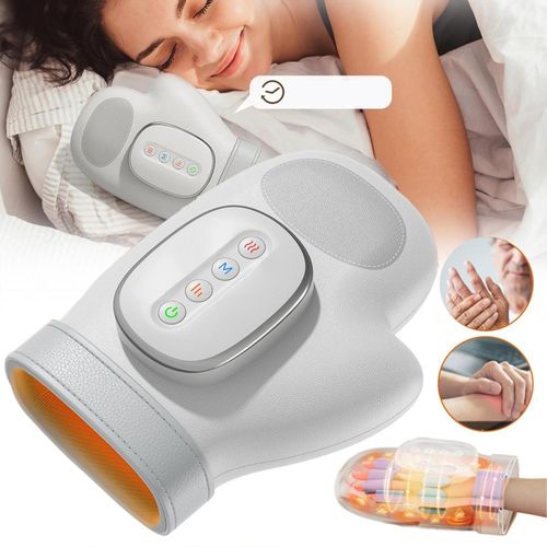 Therapeutic Hand Massager with 13 Airbags for Wrist & Palm Relief