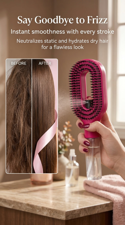 3.19喷水顺发梳手柄喷雾