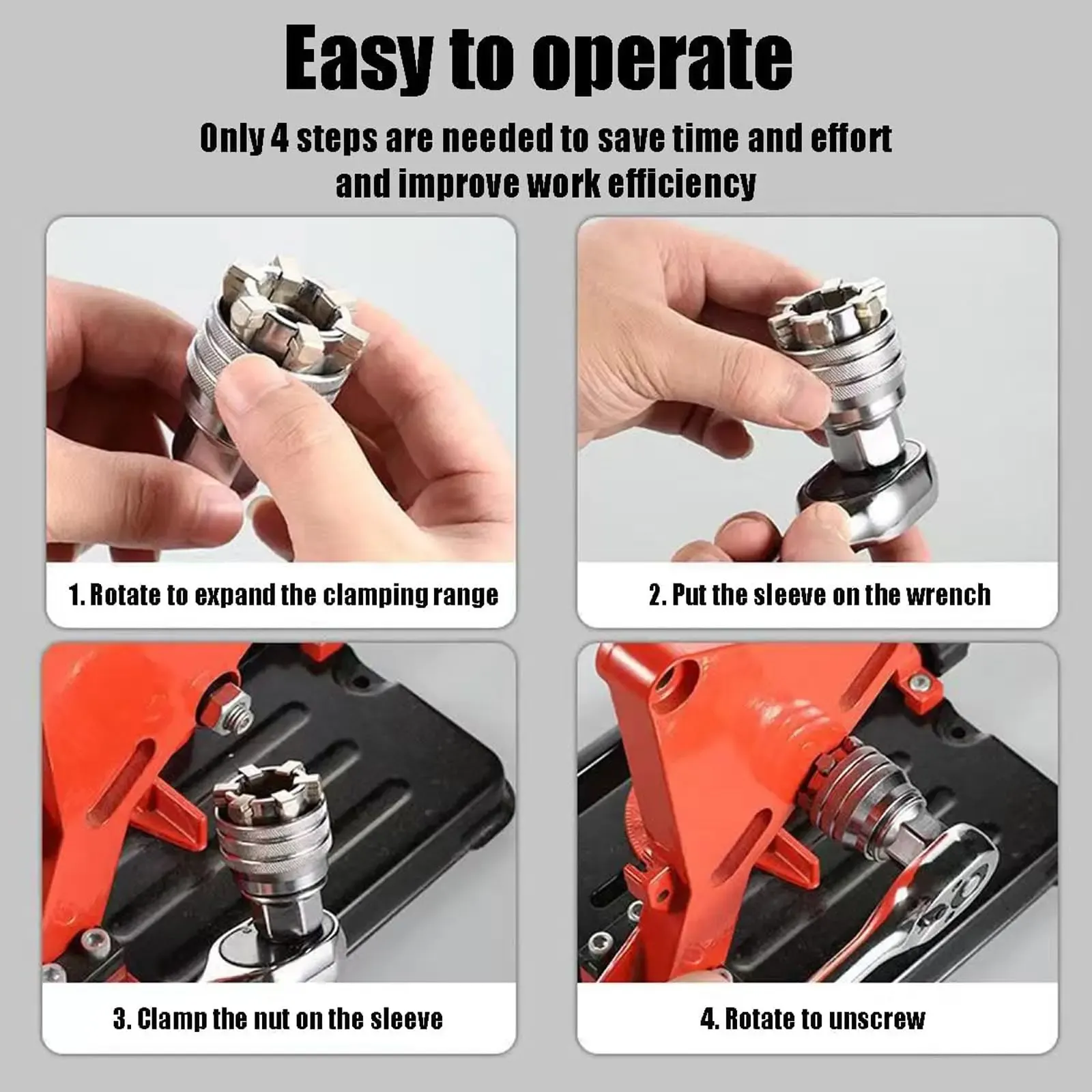Universal Socket Wrench Tool Set with 3 8 Adapter for Drill and Ratchet