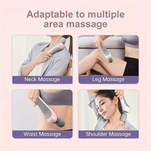 Quiet 32dB Handheld Vibrating Massager for Neck Back Leg