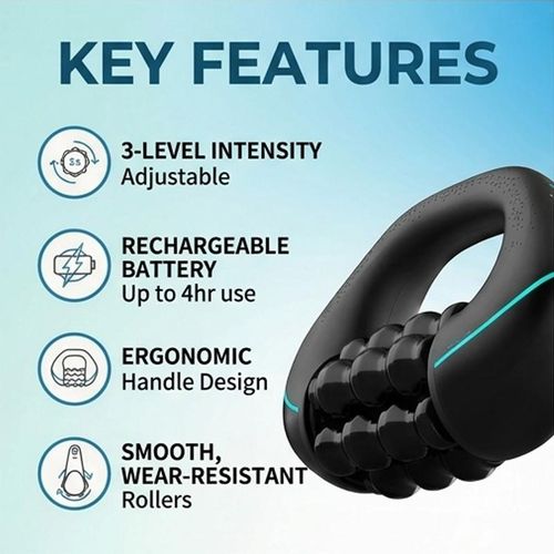 Portable Handheld Deep Tissue Massager Roller for Neck, Arm and Shoulder