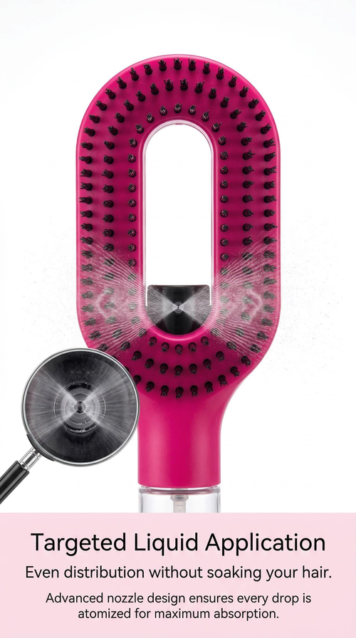 3.19喷水顺发梳手柄喷雾