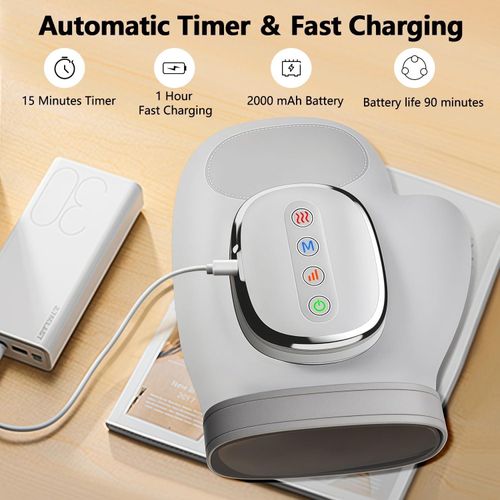 Therapeutic Hand Massager with 13 Airbags for Wrist & Palm Relief