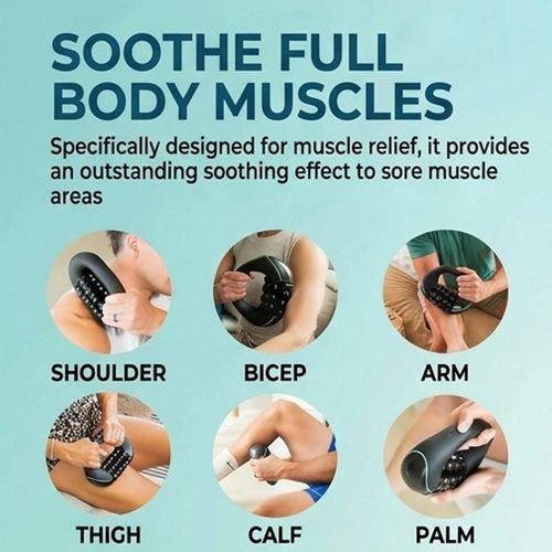 Portable Handheld Deep Tissue Massager Roller for Neck, Arm and Shoulder